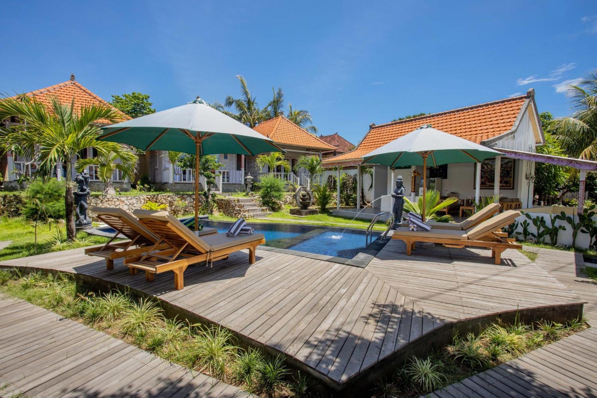 Blue Sky Villa Ceningan Lembongan Exterior foto